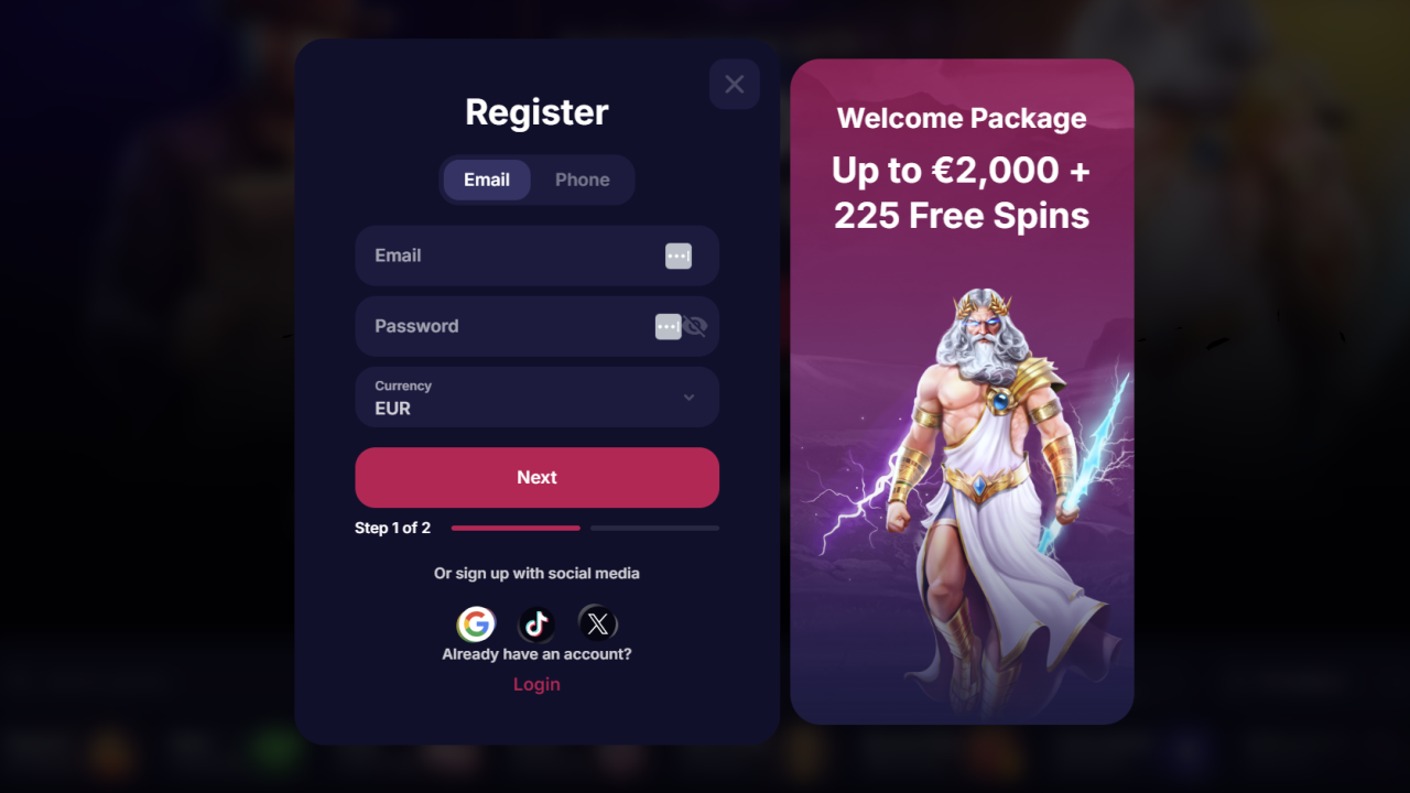 NV Casino Registration